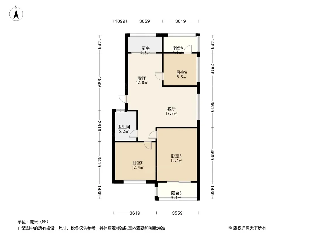 江南绿苑户型图