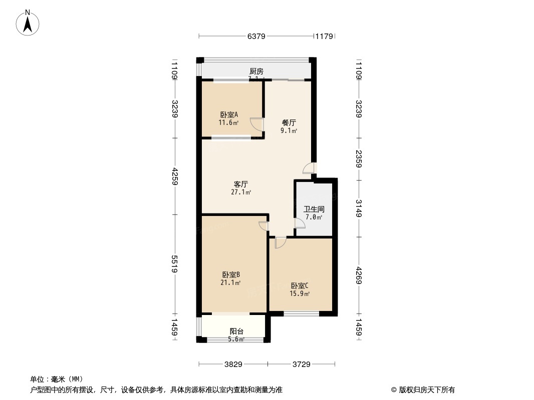 电子材料厂宿舍户型图