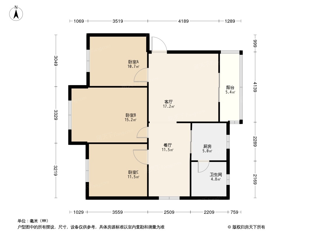 华海小区户型图