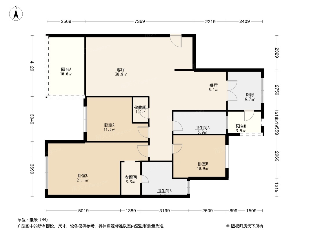 仁恒星园户型图