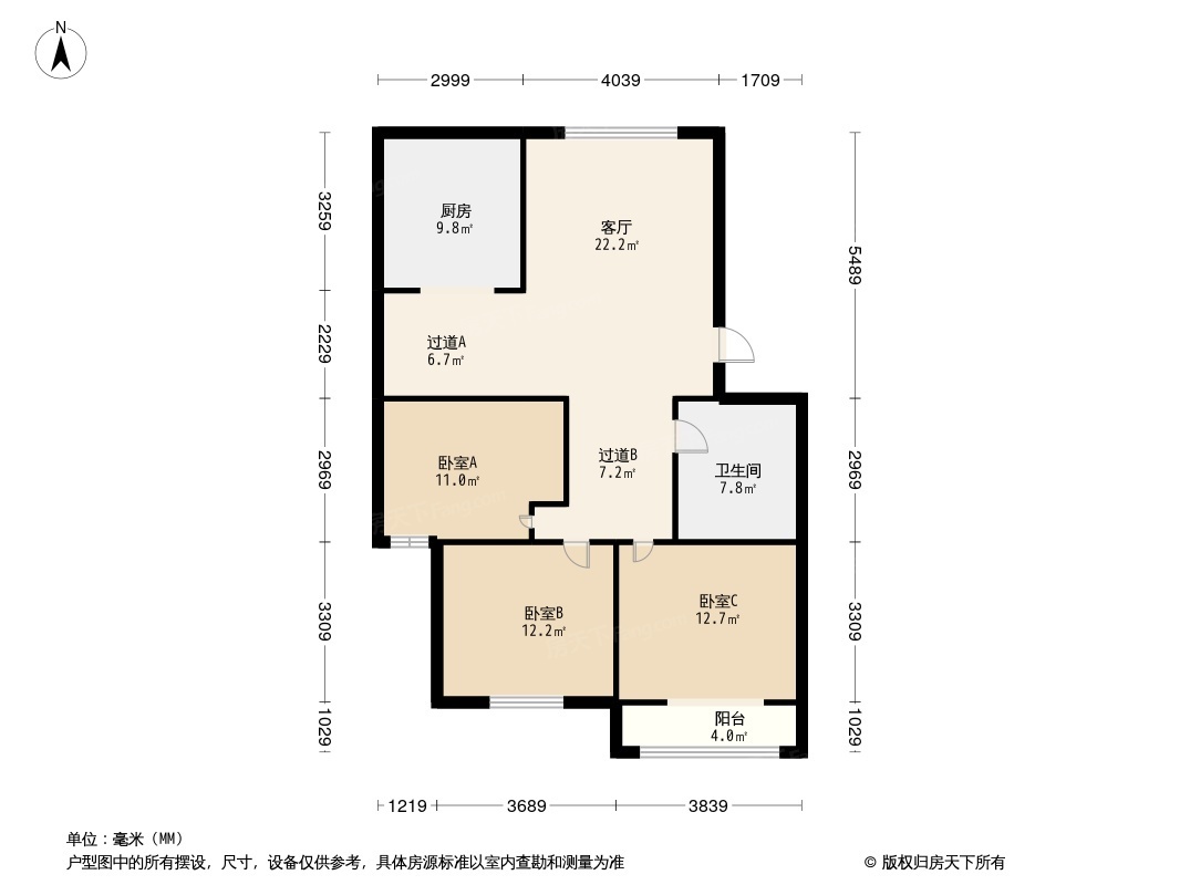 雍翠园户型图