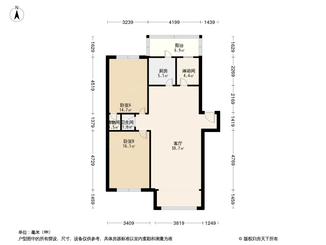 翔海小区户型图