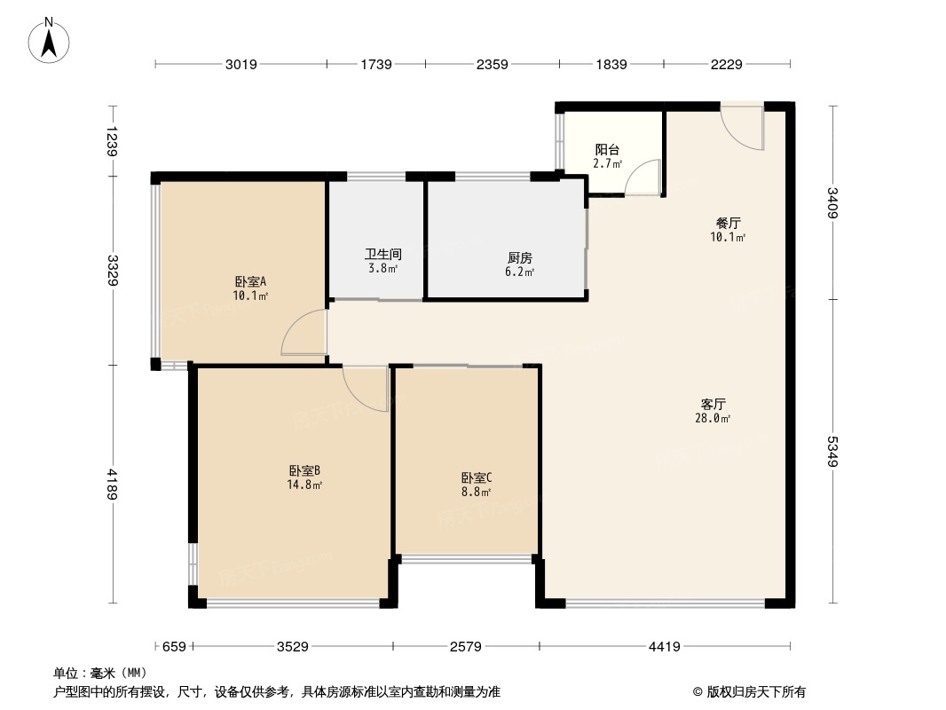 华发新城五期户型图