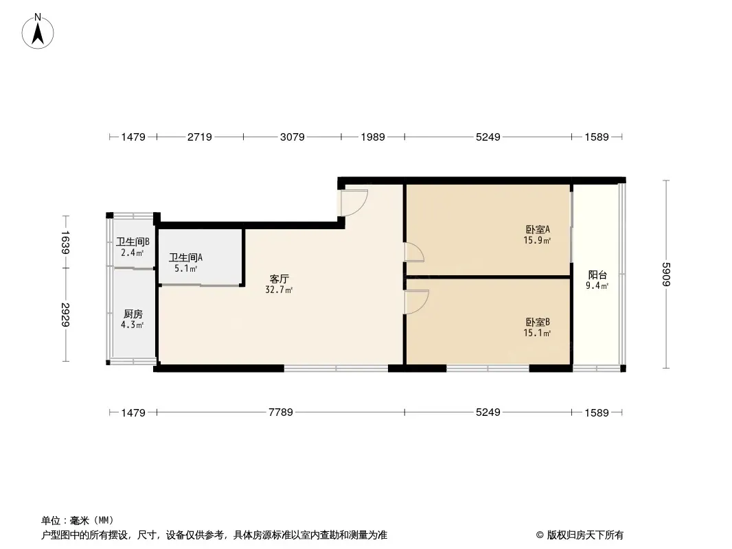 种子公司宿舍户型图