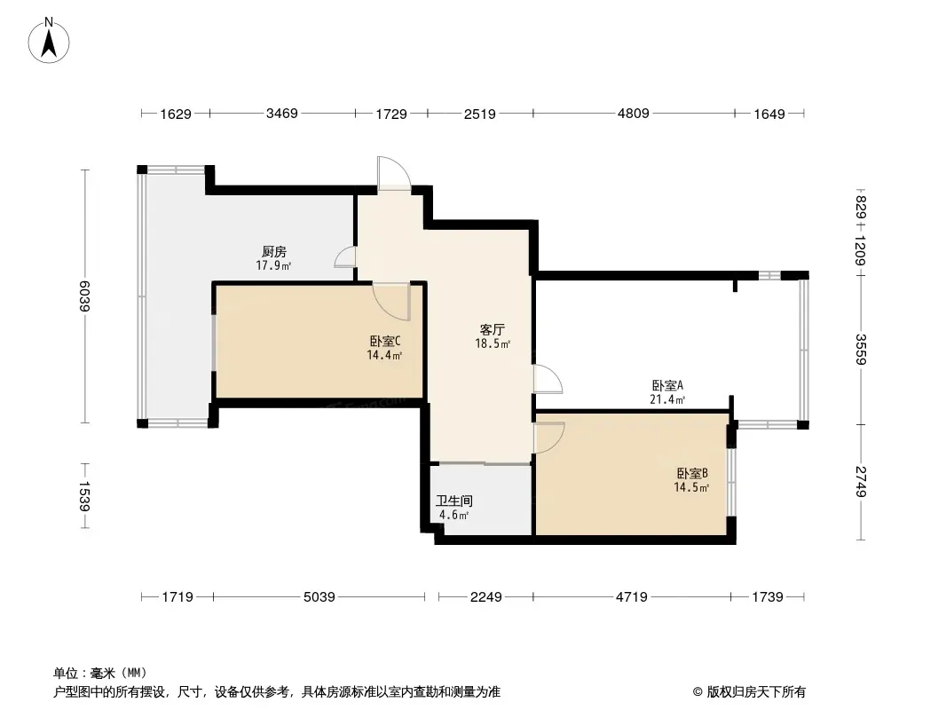桂花街小区户型图