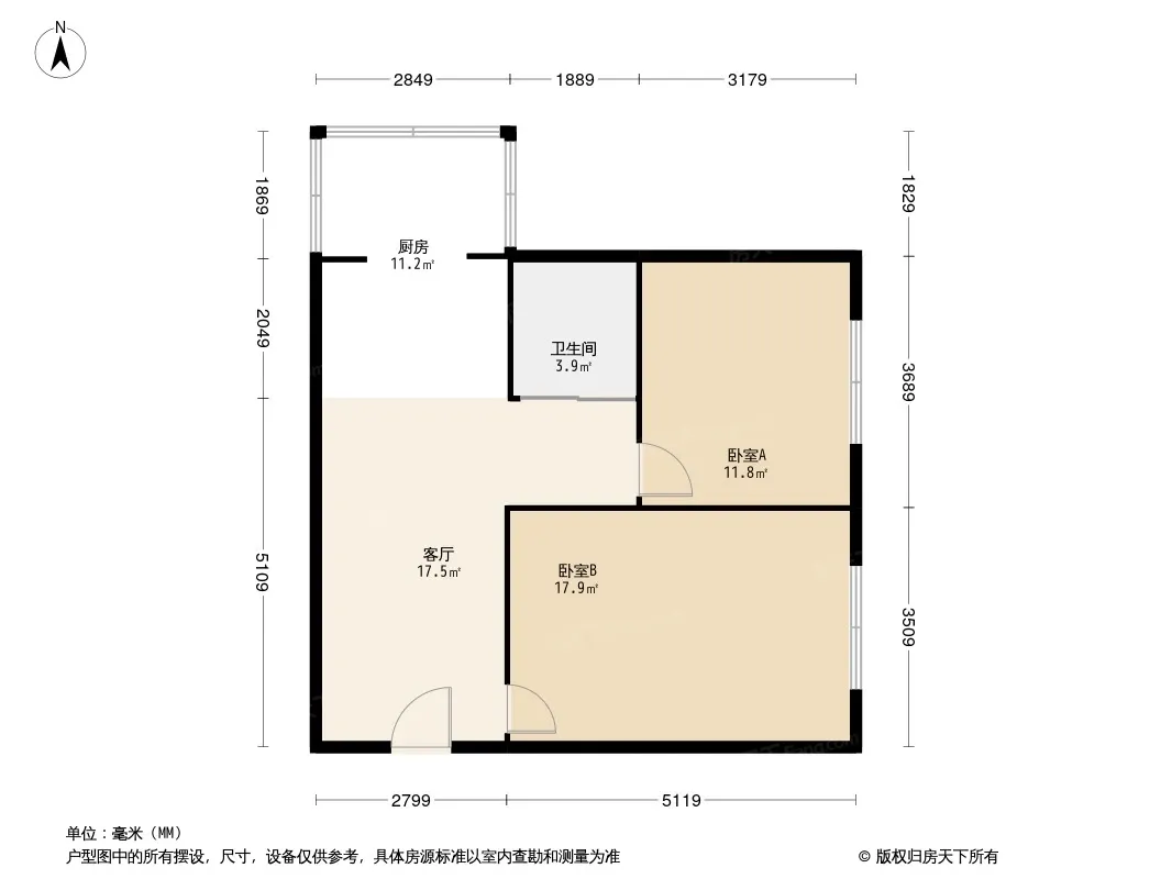 省医院宿舍户型图