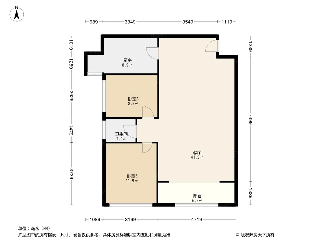 达码格利户型图
