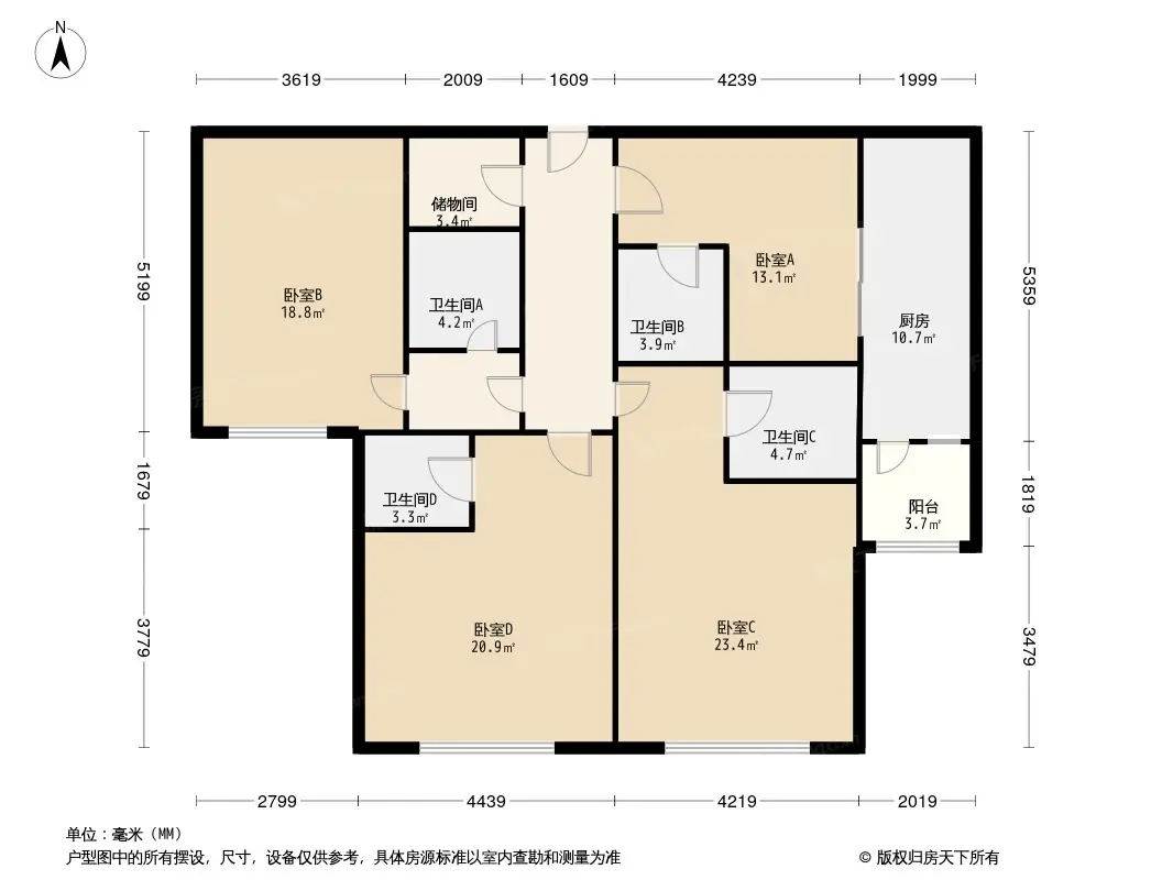 文兴苑户型图