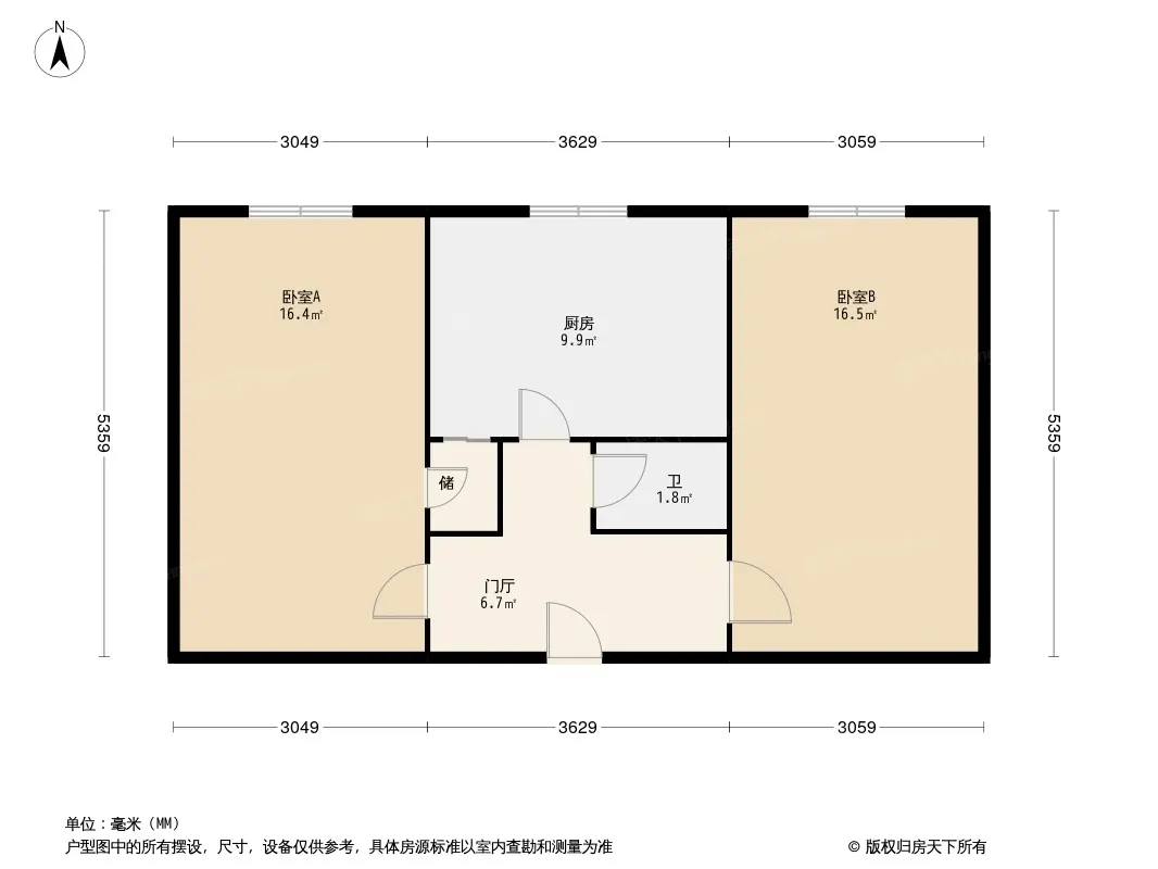 一汽1街区户型图