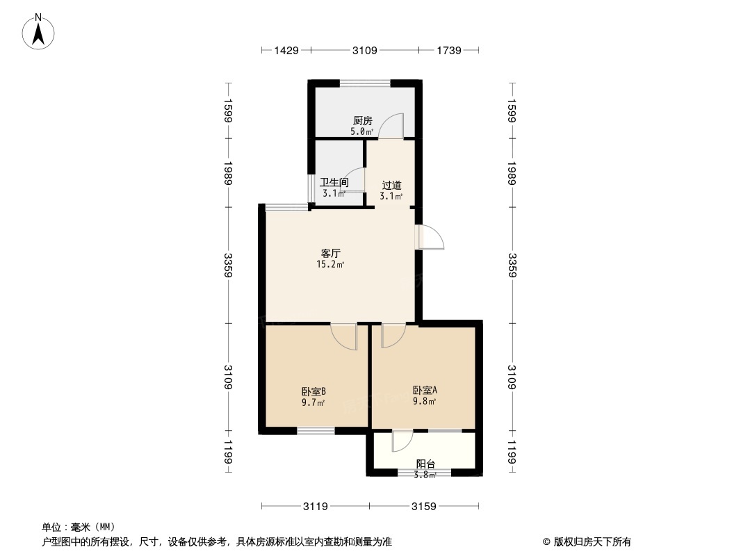 亚洲房地产宿舍户型图