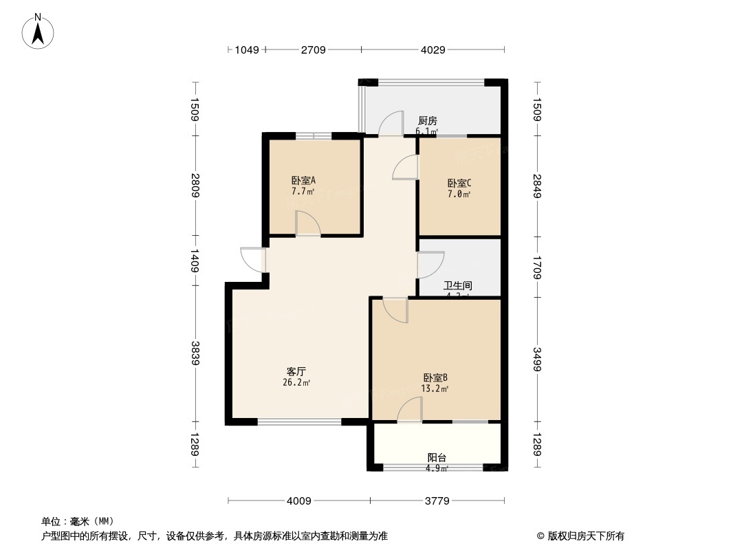 育才小区户型图