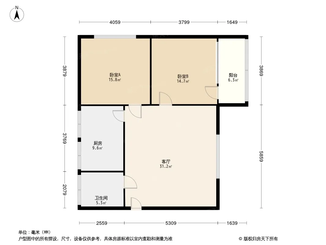 九都路13号院户型图