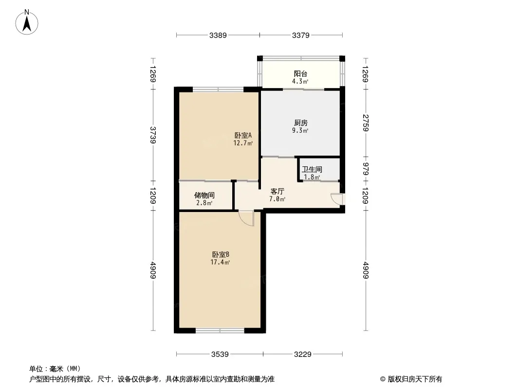 一汽19街区户型图