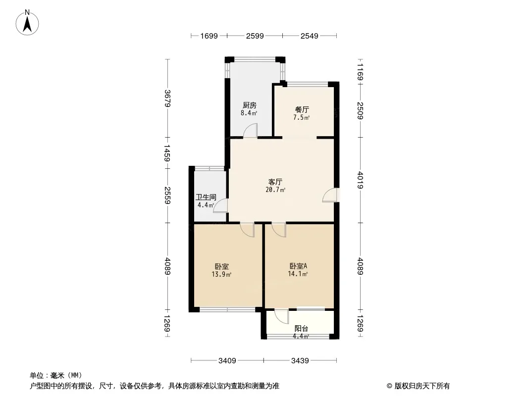 北盟小区户型图