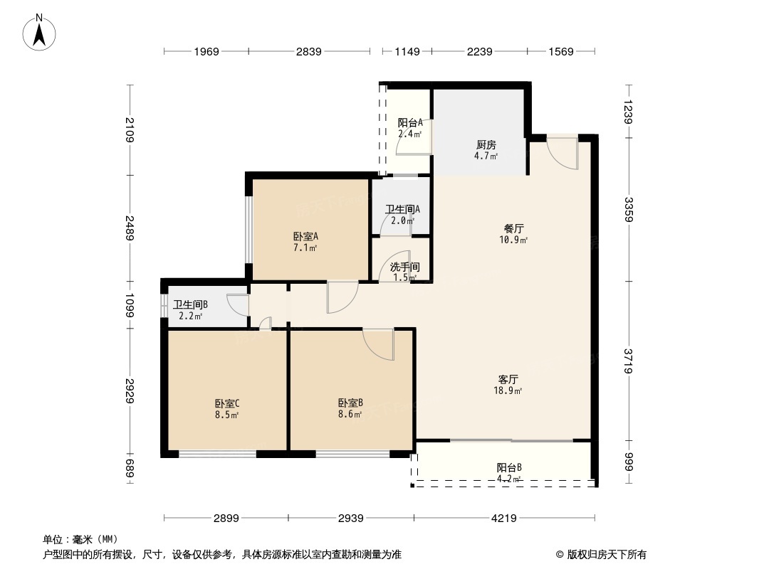 华发又一城二期户型图