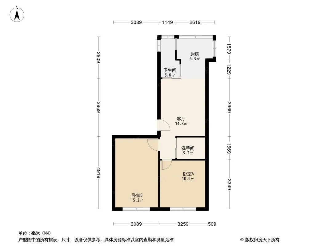 电力宿舍户型图