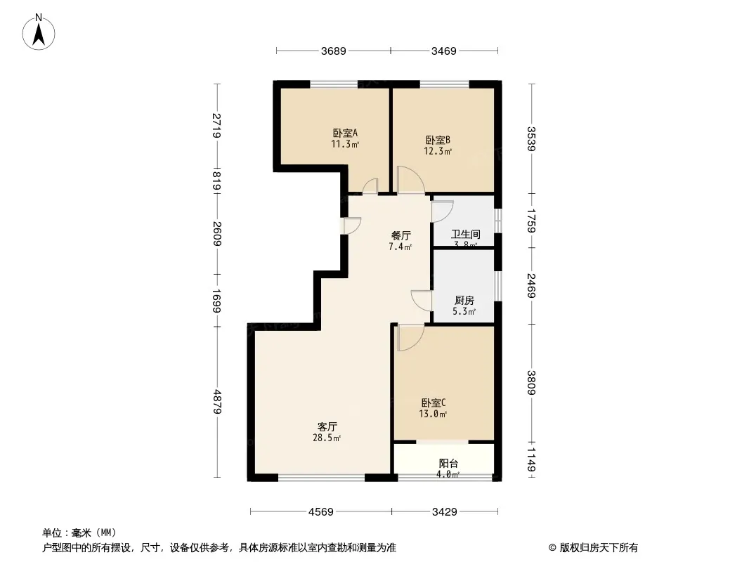 紫横家园西区户型图
