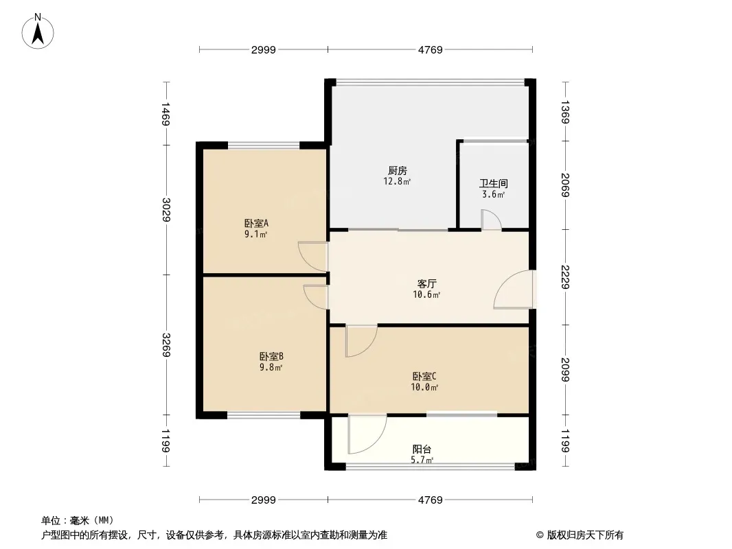 干休所户型图