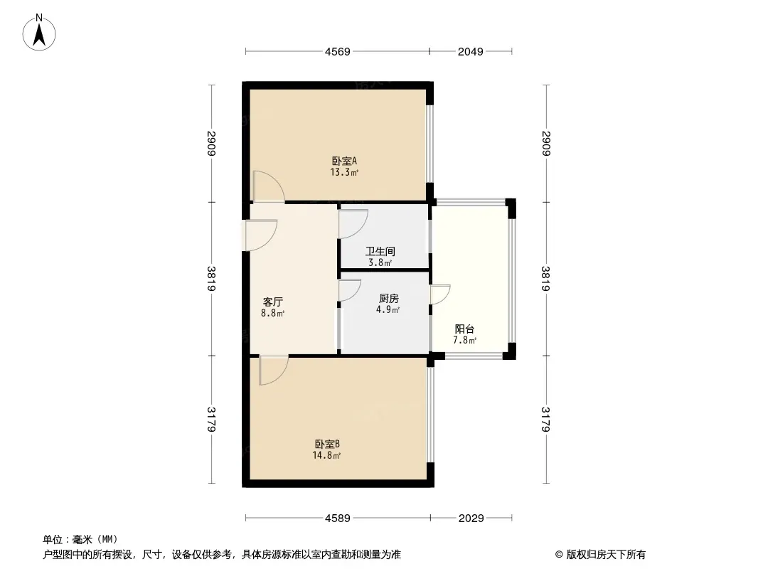 帅府小区户型图