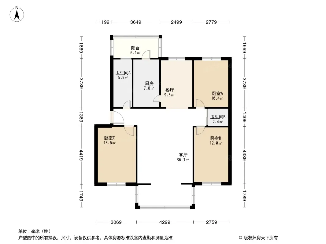 一汽54B街区户型图