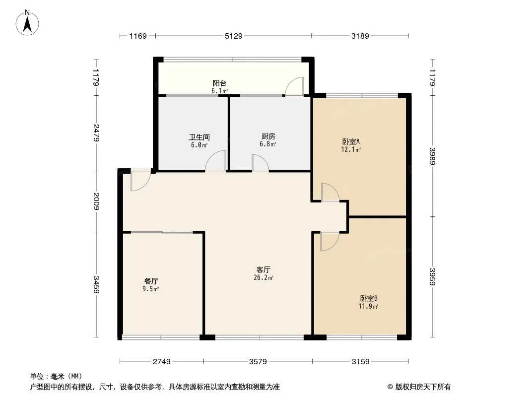 金迪花园户型图