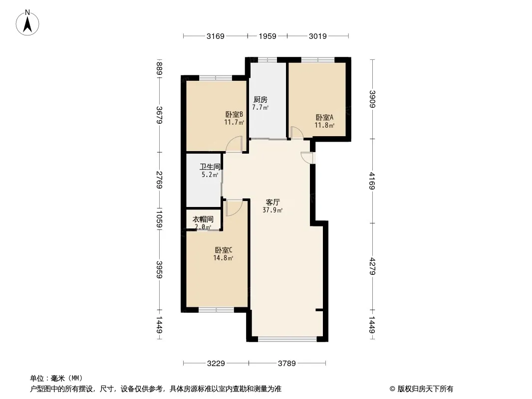 澳海東方1號户型图