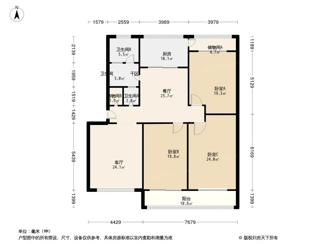 墙改办小区户型图