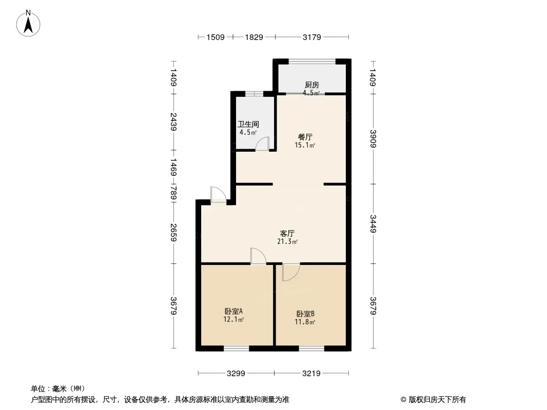 汉韵小区户型图