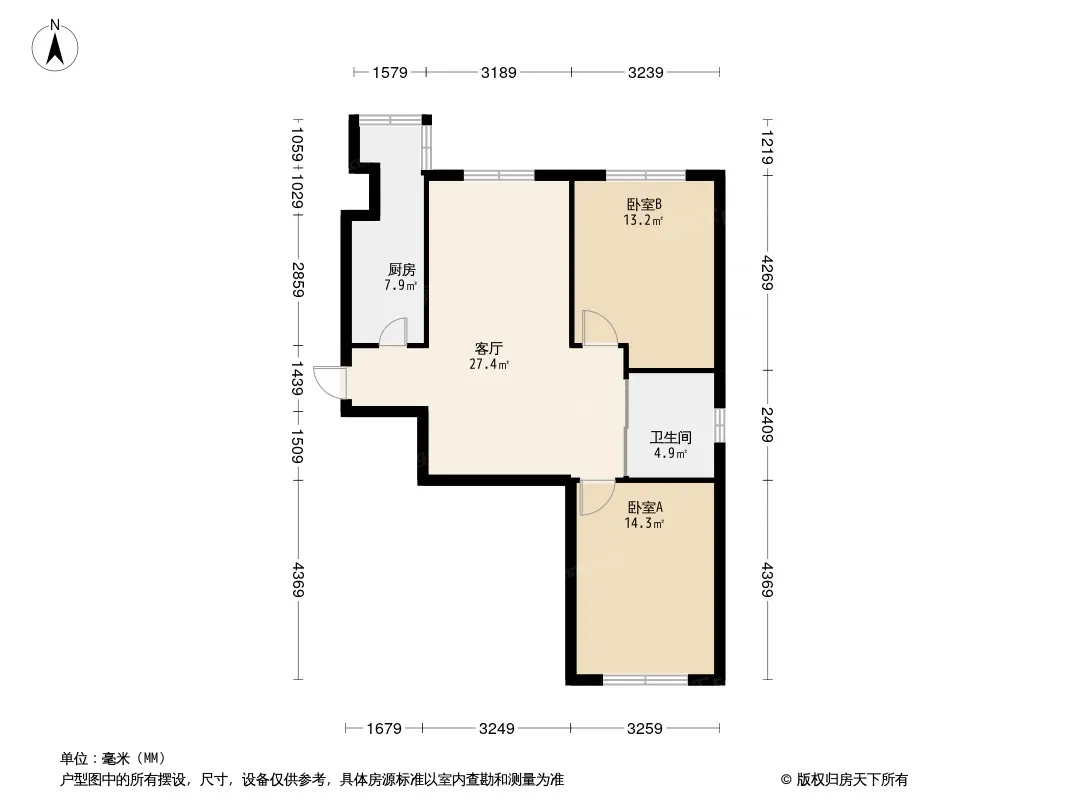 国盛东润枫景户型图