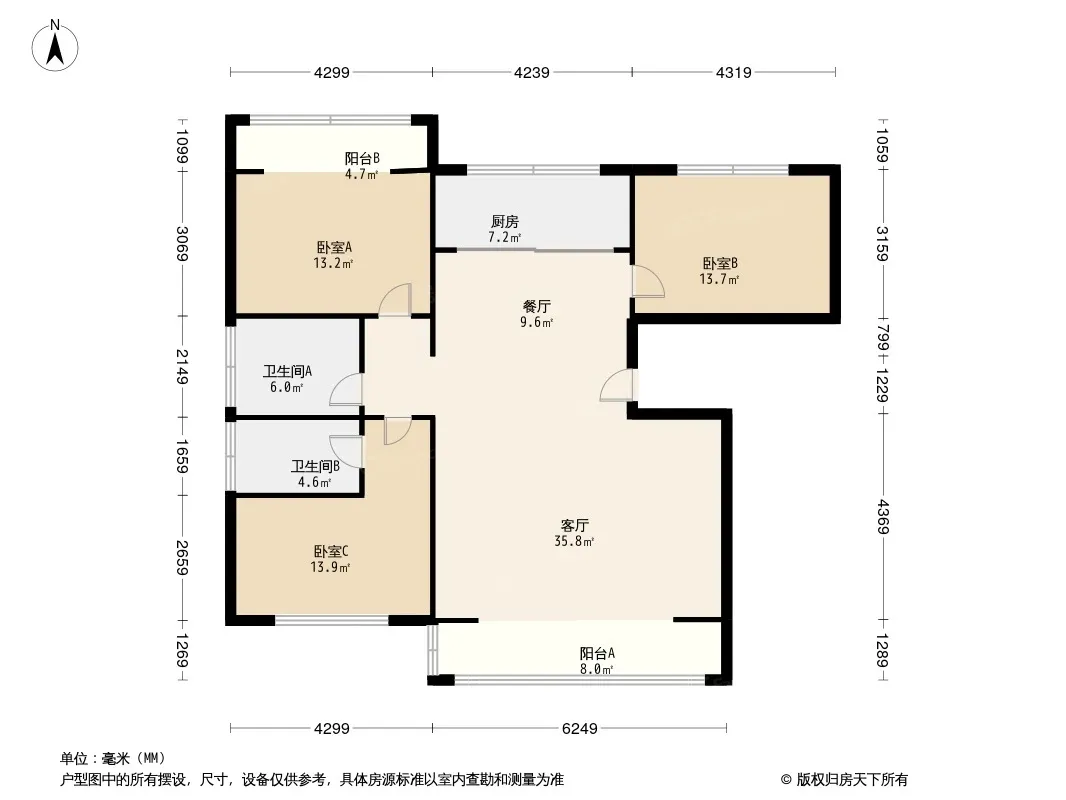 天龙小区户型图