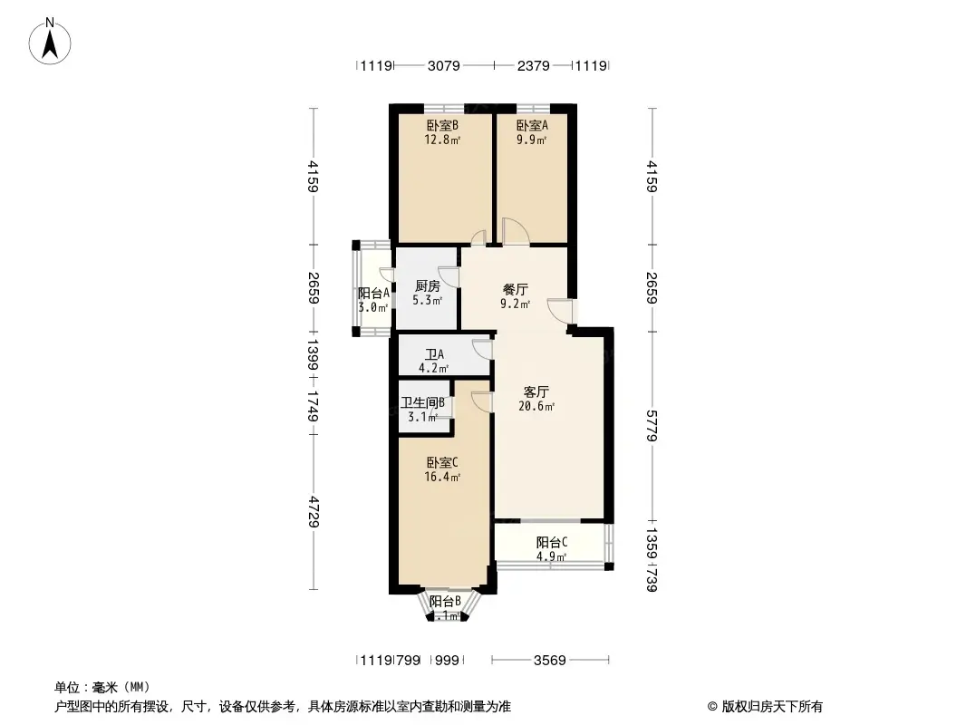 兴政家园户型图