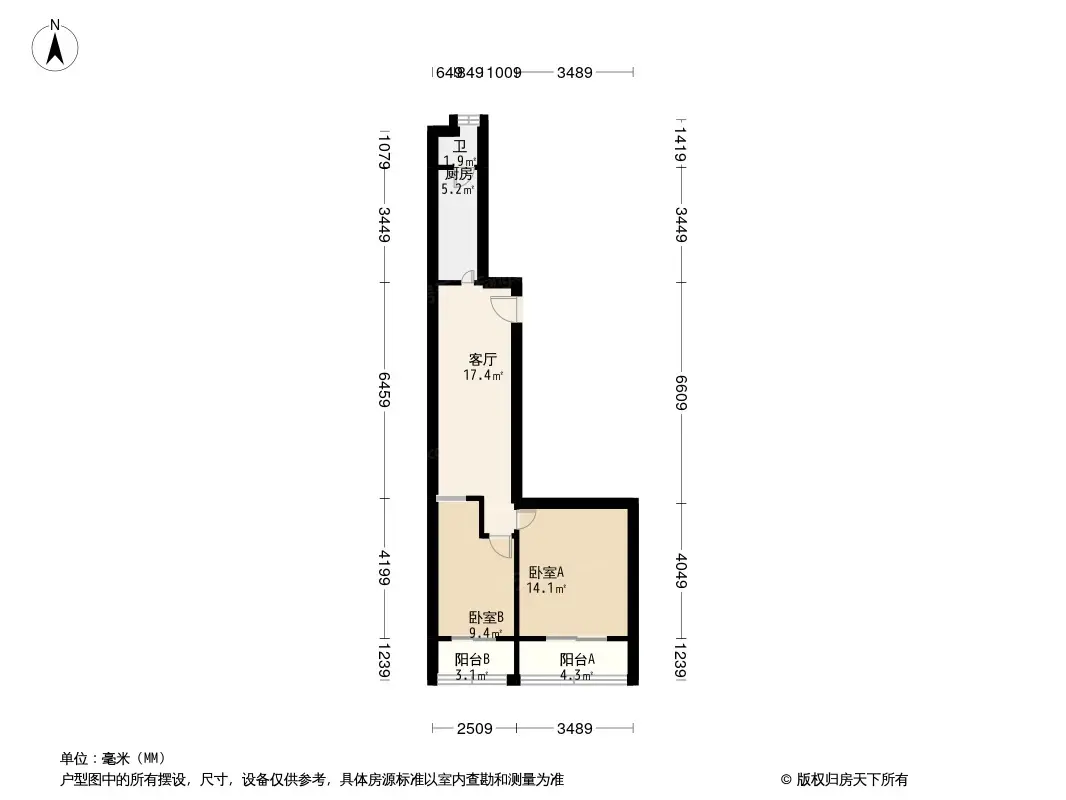 龙华园小区户型图