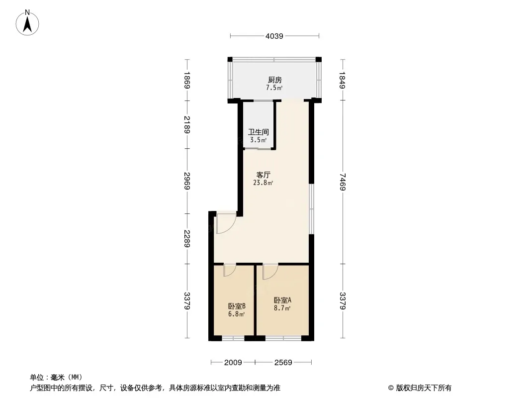 四环花园户型图