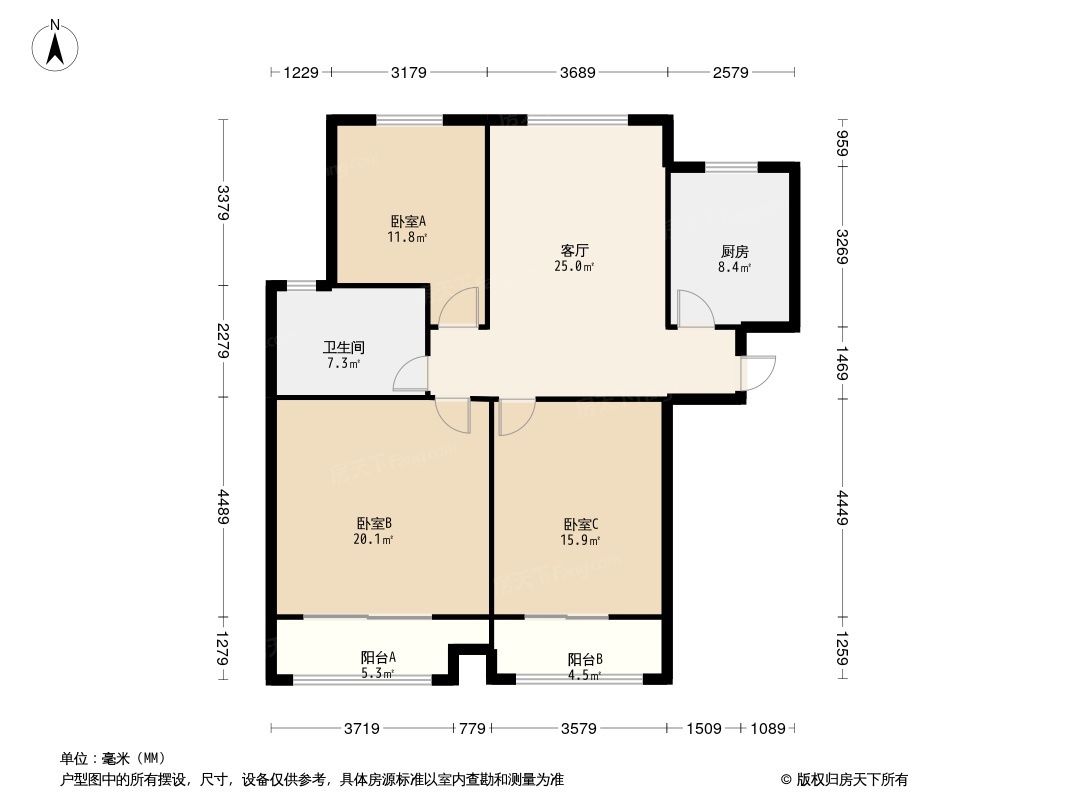 景阳山庄户型图