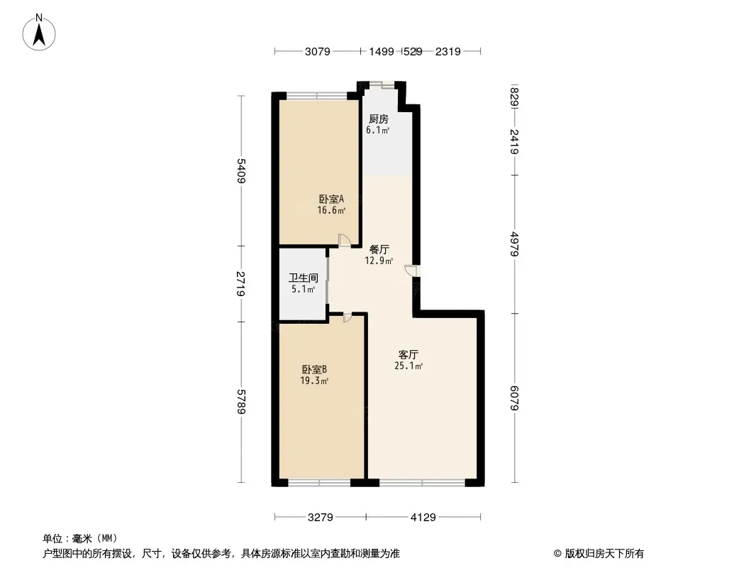 天一地矿花园户型图