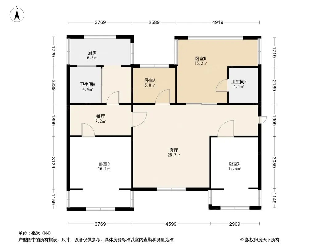 省教委宿舍户型图