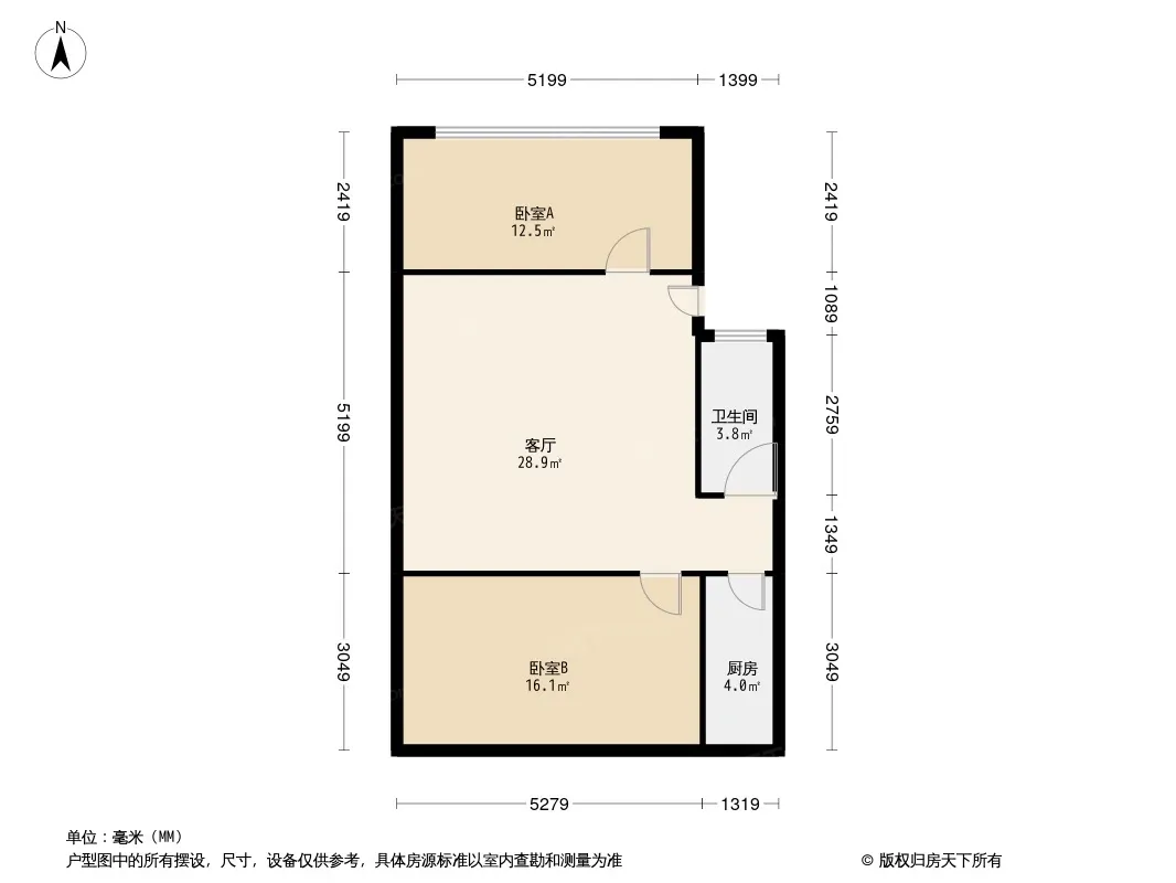 中华小区一区户型图
