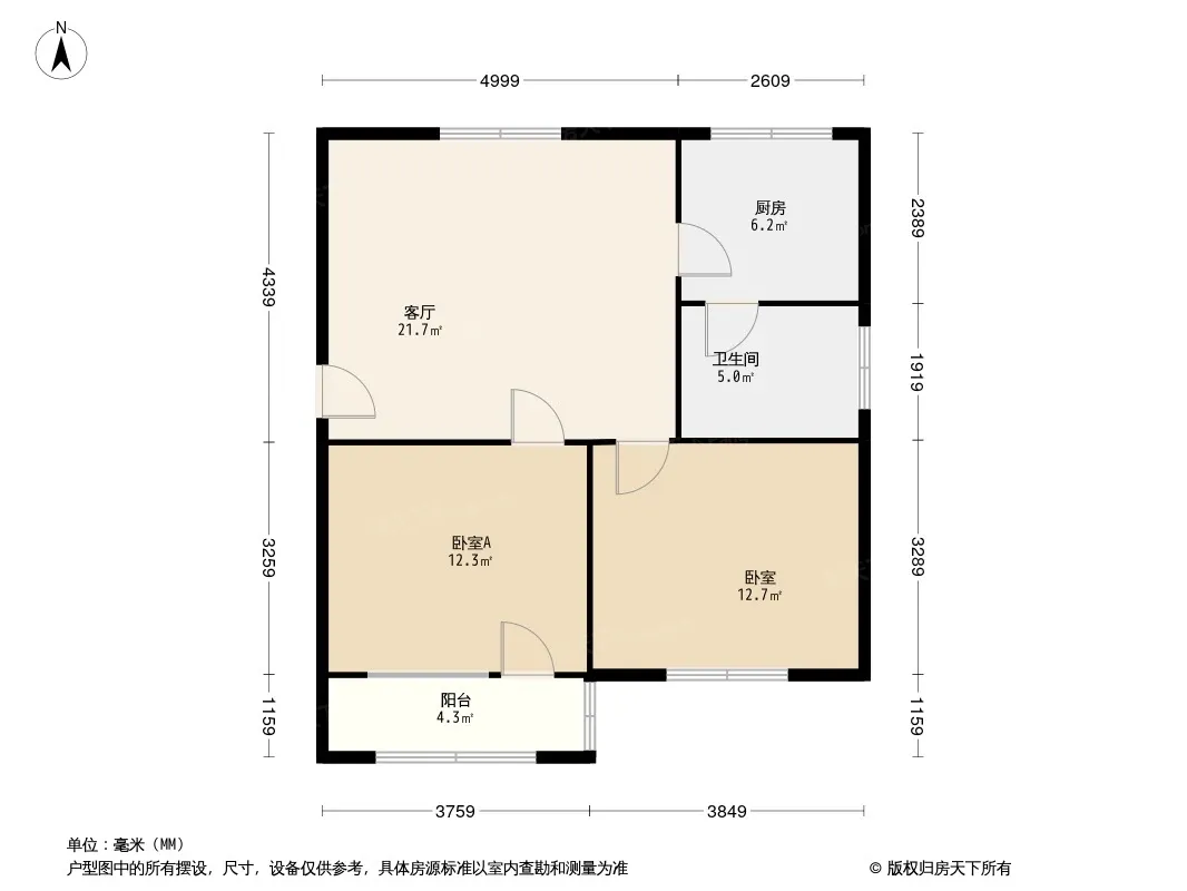 清凉寺居民小区户型图