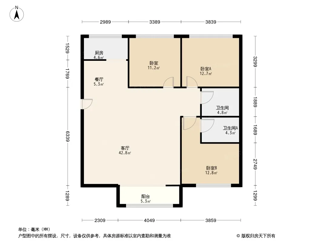 联合福邸户型图