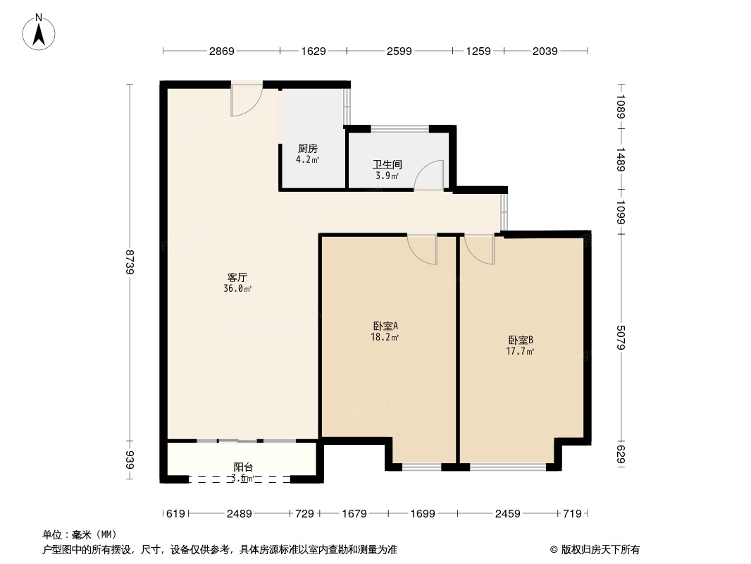 华彩唐人街壹号户型图