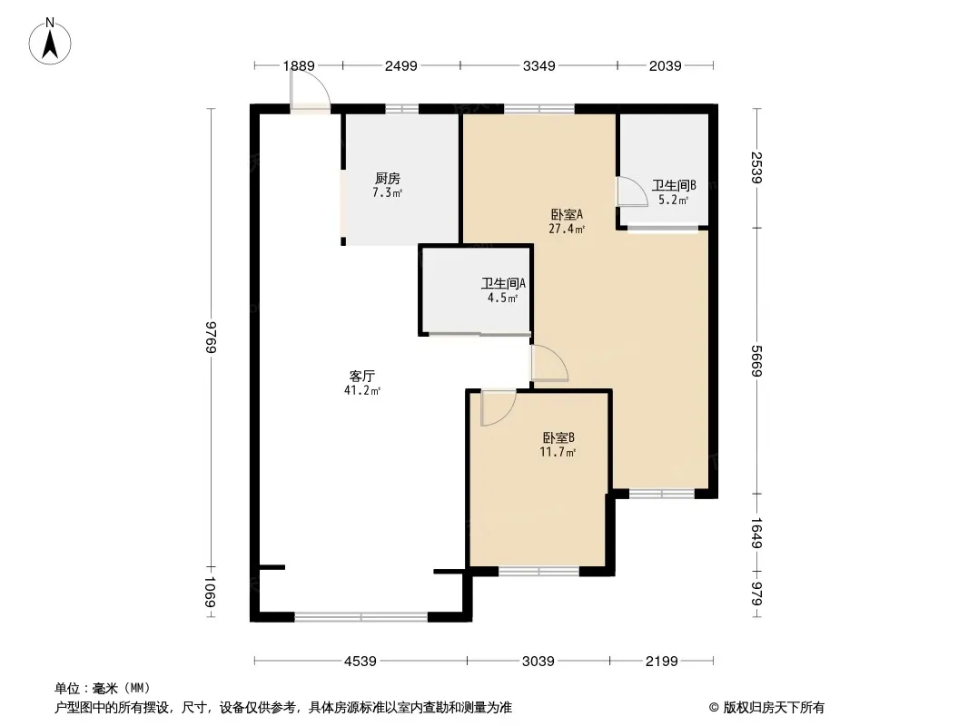 新筑一品户型图