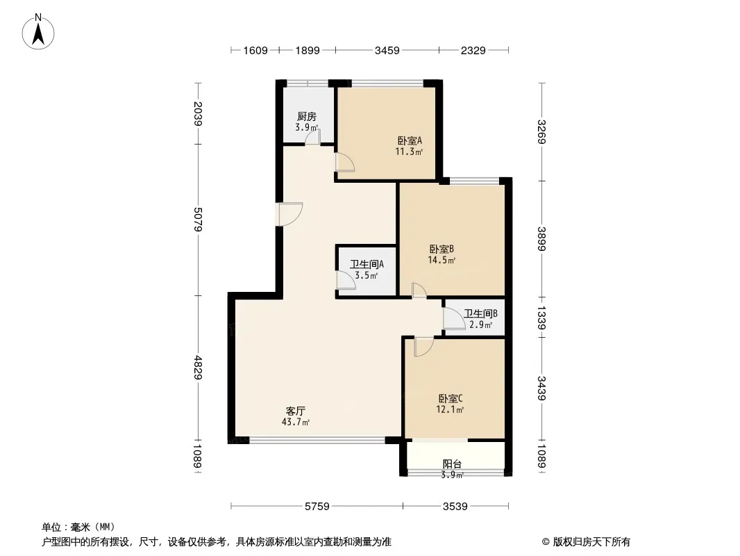 海怡佳苑户型图