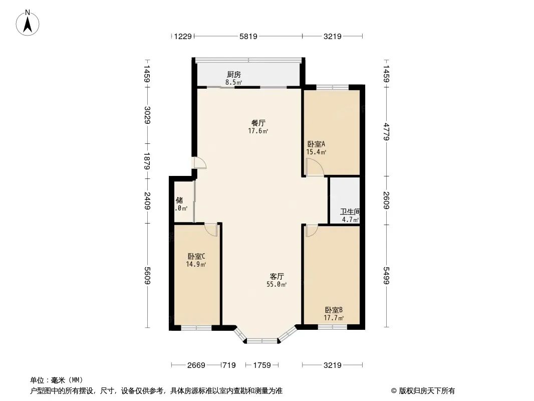 一汽54C街区户型图