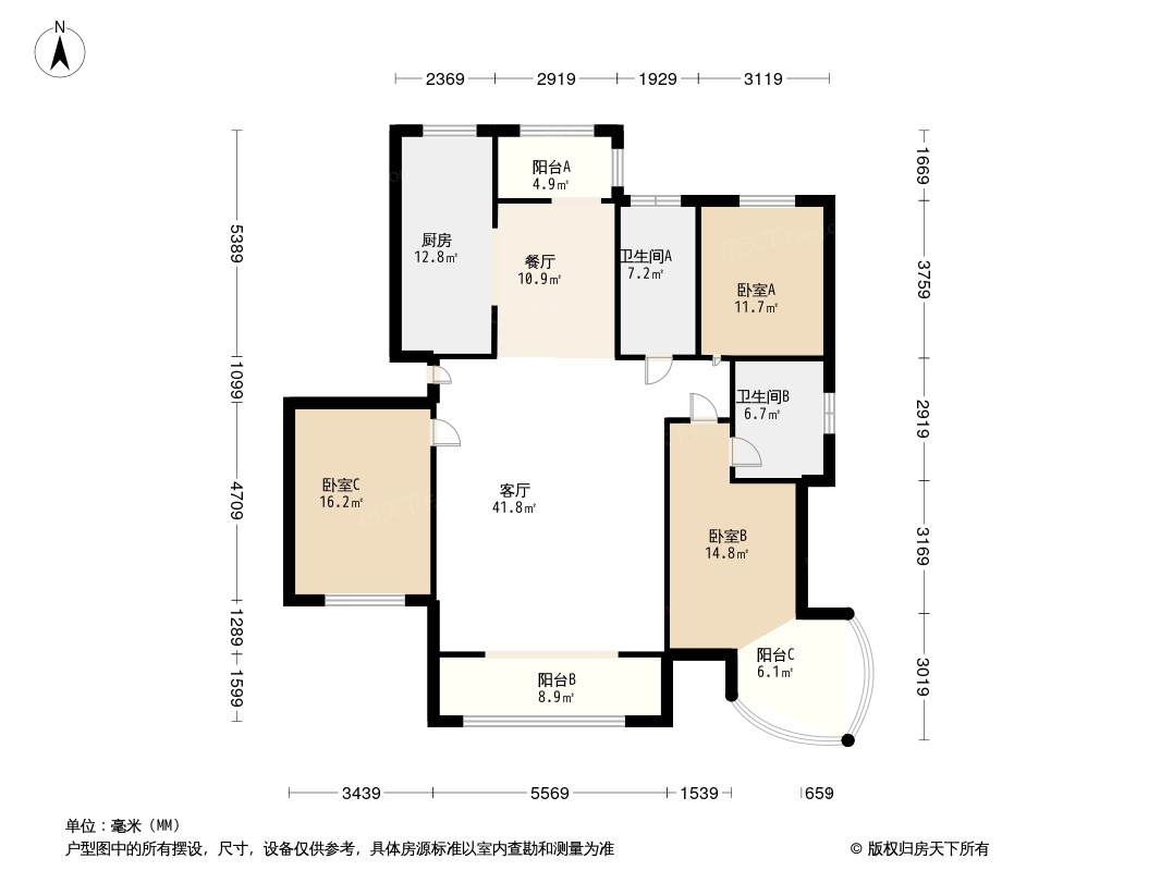 卧龙家园户型图