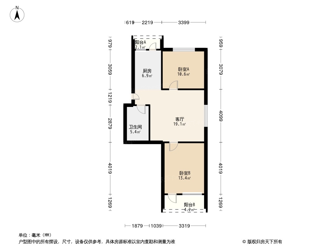 山海明圣度假公寓户型图