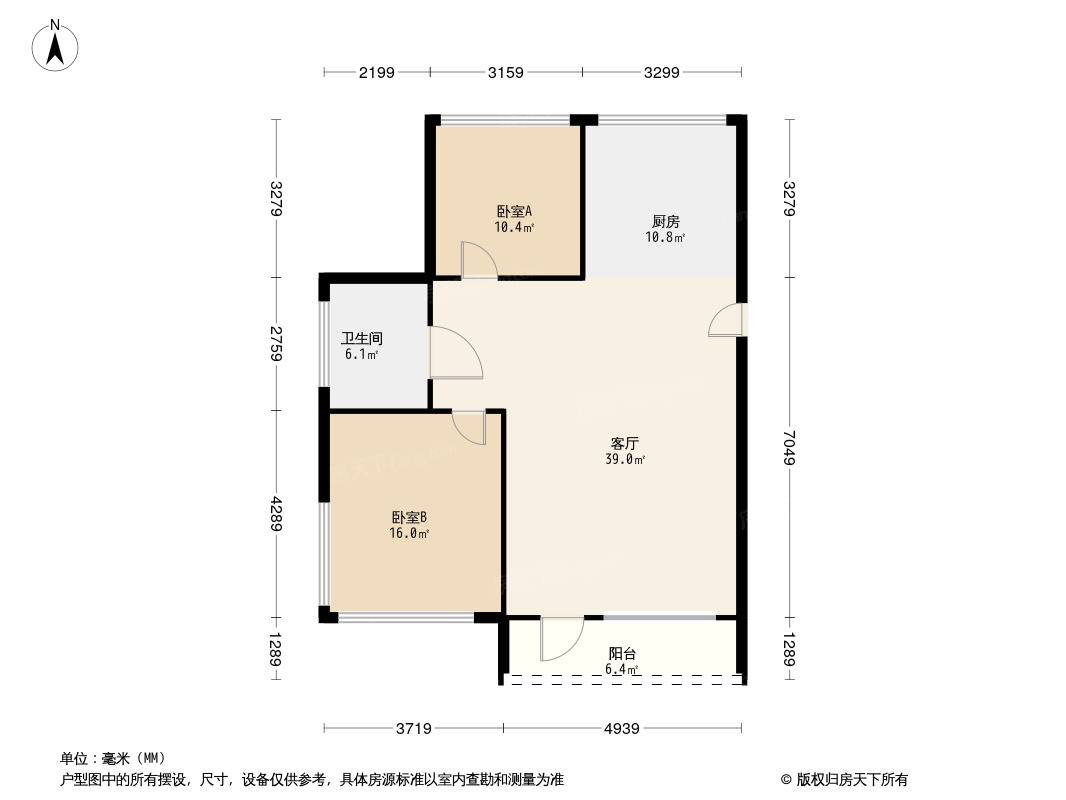 卓达香水海二期苏格兰城户型图