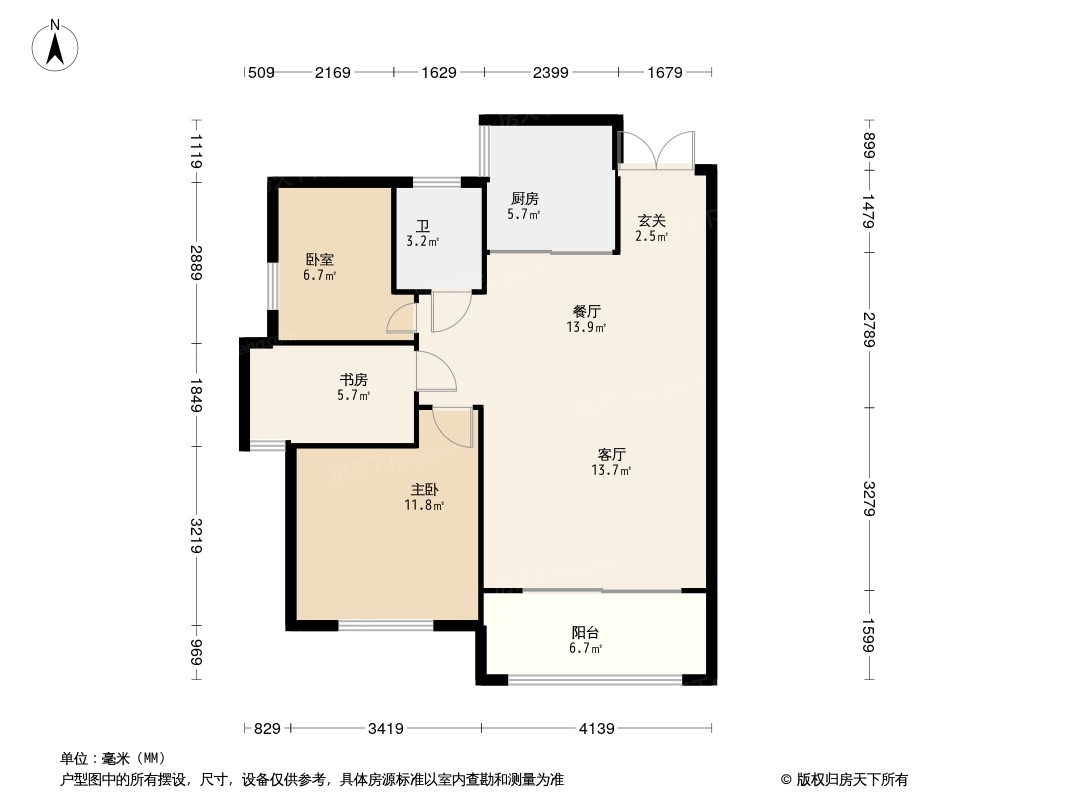 鑫远翡丽郡户型类别:1居,2居,3居,4居户型面积:50.47平方米-155.