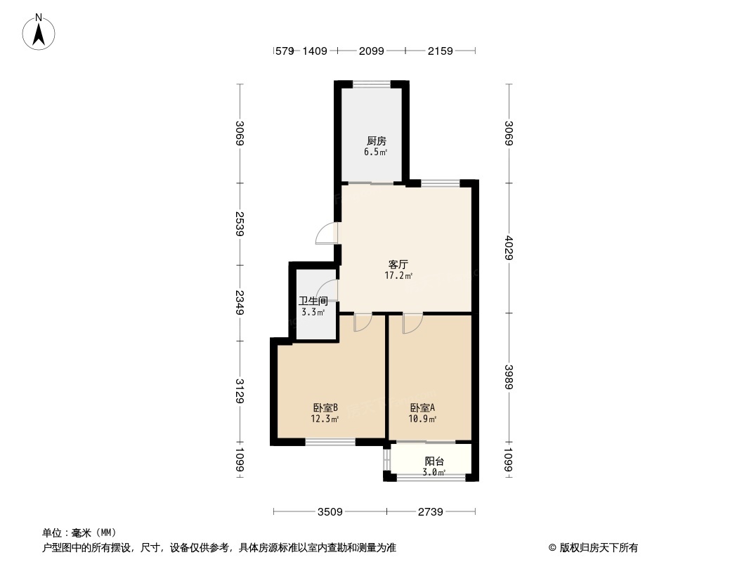 象山桥一村户型图