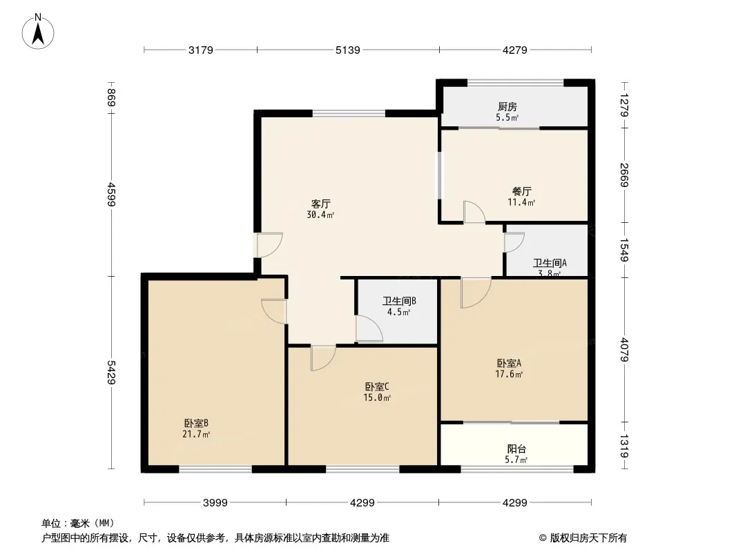 竞秀小区户型图