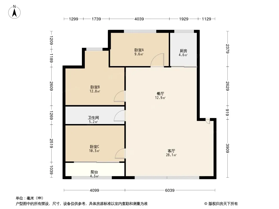 现代城市花园户型图